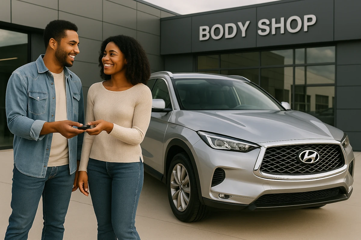 Hyundai SUV body shop - sora
